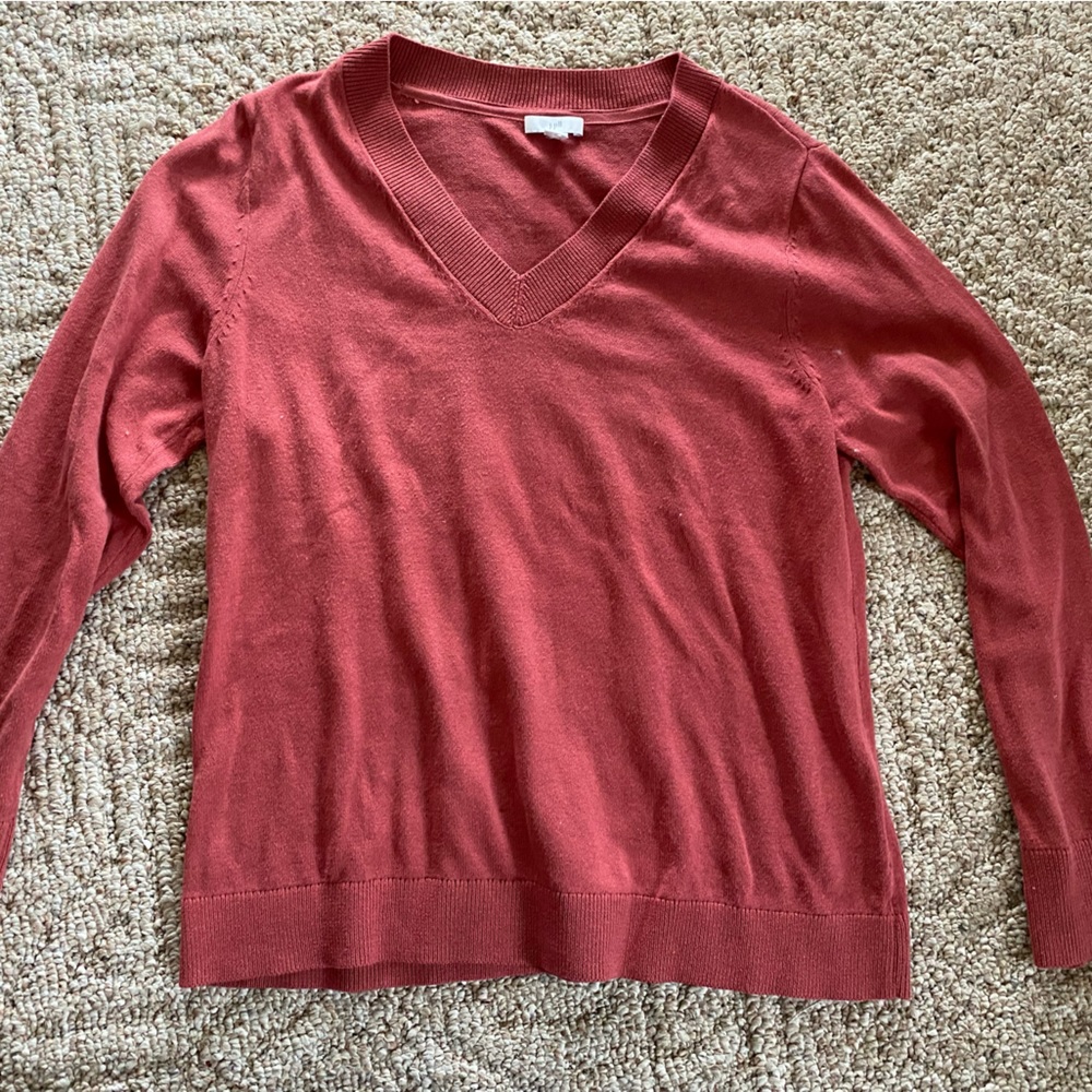 J Jill size small salmon colored sweater